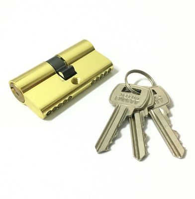 quality  Double Open Aluminum Brass Cylinder Custom Size Double Barrel Locks 60mm factory