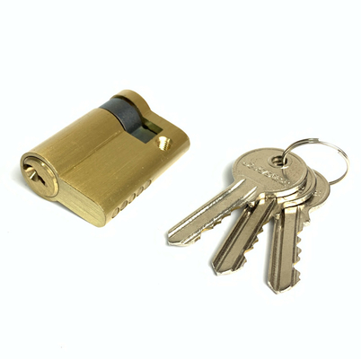 40mm 45mm 50mm 55mm 60mm Half Brass Cylinder Lock