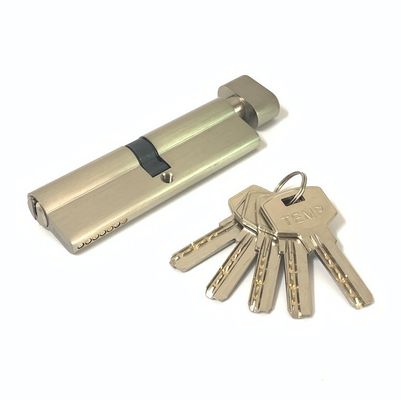 100mm One Side Cylinder Lock Brass Door Euro Lock Customized