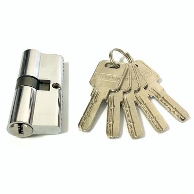 Double Open Toilet Cylinder Lock 70mm Secure Cylinder Lock Customized