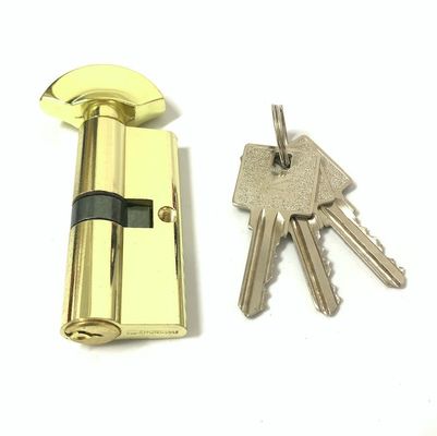 Single Open Zinc Cylinder Lock 70mm Euro Lock With Aluminum Or Zinc Knob