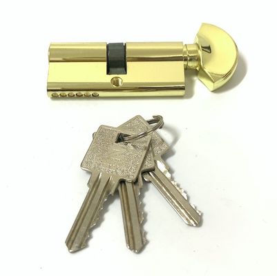 Single Open Zinc Cylinder Lock 70mm Euro Lock With Aluminum Or Zinc Knob