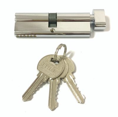 Silver Single Sided Cylinder Lock 90mm Cylinder Lock With Keys