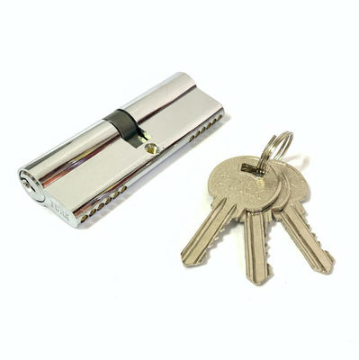 Custom Size Zinc Cylinder Lock 90mm Euro Lock With Brass Or Iorn Key