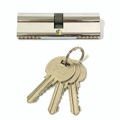 Custom Size Zinc Cylinder Lock 90mm Euro Lock With Brass Or Iorn Key
