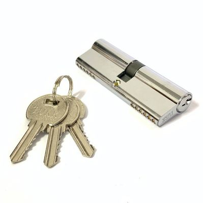 Custom Size Zinc Cylinder Lock 90mm Euro Lock With Brass Or Iorn Key