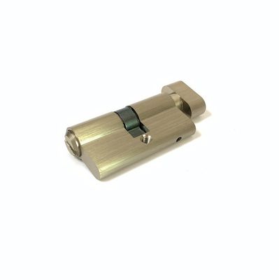 60mm Brass Cylinder Lock Privacy Bathroom Barrel Lock For WC
