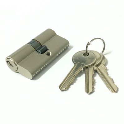 60mm Brass Lock Cylinder Customized Double Lock Cylinder Brass Material