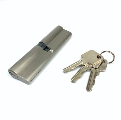 120mm Door Lock Cylinder Silver Double Euro Cylinder Custom Size