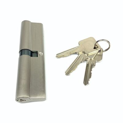 120mm Door Lock Cylinder Silver Double Euro Cylinder Custom Size