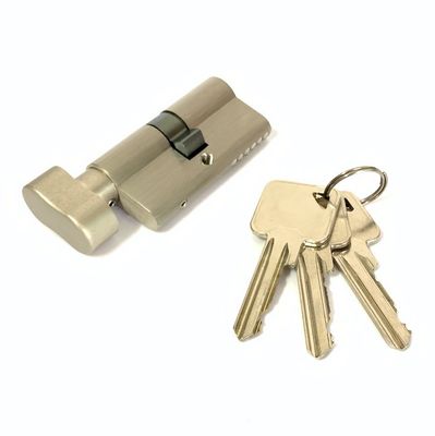 Brass Euro Cylinder Lock Customized Euro Single Cylinder 60mm