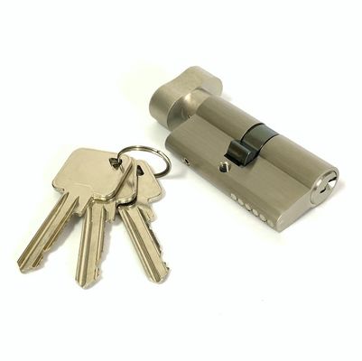 Brass Euro Cylinder Lock Customized Euro Single Cylinder 60mm