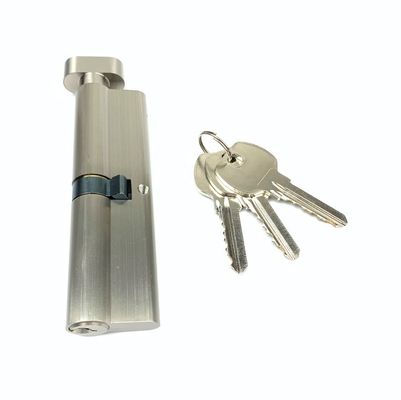 Silver Single Euro Cylinder Lock 110mm Euro Cylinder With Stainless Springs