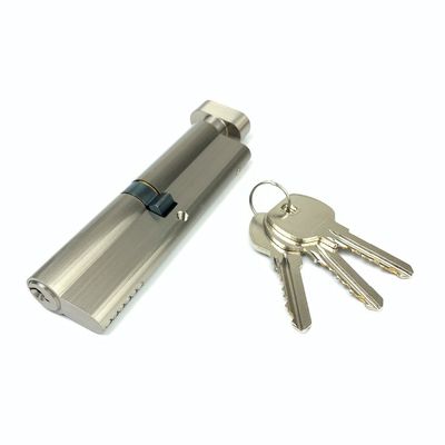 Silver Single Euro Cylinder Lock 110mm Euro Cylinder With Stainless Springs