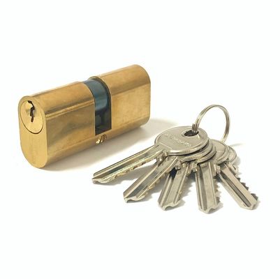 Brass Oval Cylinder Lock Big Cylinder Lock Replacement 65mm