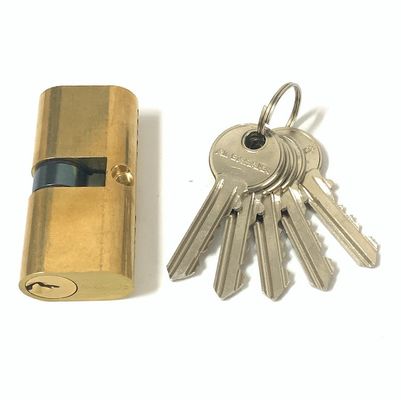 Brass Oval Cylinder Lock Big Cylinder Lock Replacement 65mm