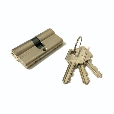60mm Double Barrel Door Lock Aluminum Door Barrel Locks With Brass Core