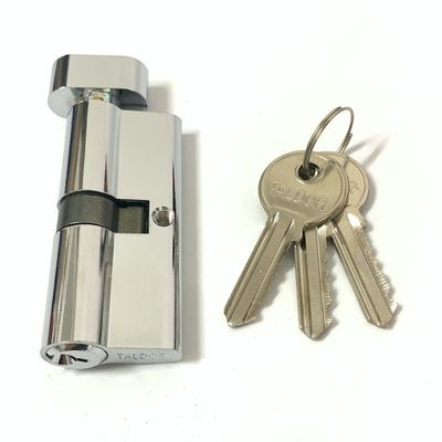 Single Open Aluminum Brass Cylinder Custom Size Door Lock Barrel 70mm