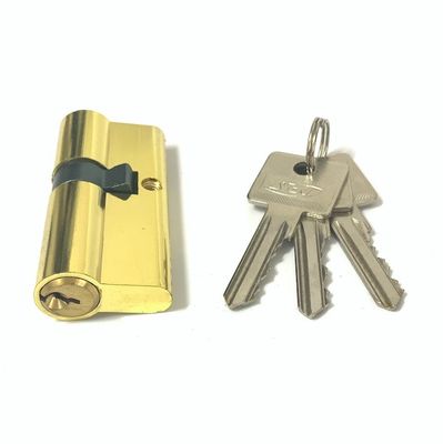 Zinc Brass Double Cylinder Golden Cylinder Lock Replacement Customized