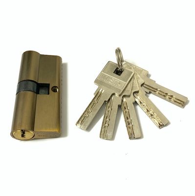 Euro Profile Zinc Brass Cylinder 80mm Door Cylinder Lock Replacement