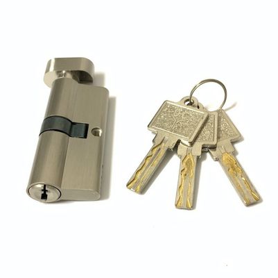 Single Open Zinc Brass Cylinder Custom Size 70mm Lock Barrel