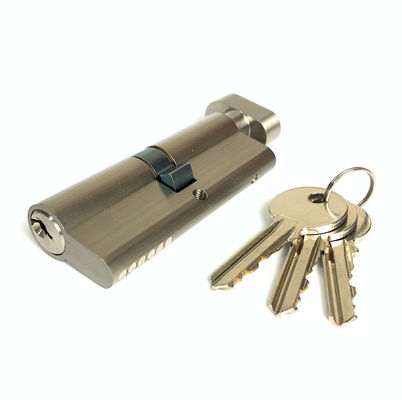 80mm Euro Profile Single Brass Cylinder