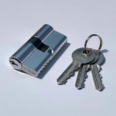 Customized Aluminum Cylinder Lock 60mm Euro Barrel Lock SN CP SB AB MAB AC Finish