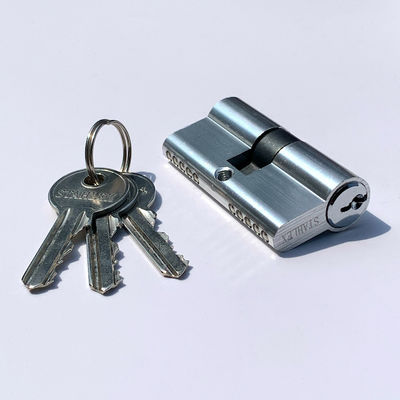 Customized Aluminum Cylinder Lock 60mm Euro Barrel Lock SN CP SB AB MAB AC Finish