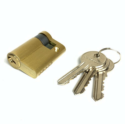 Custom Size Half Cylinder Door Lock 40mm 45mm 50mm 55mm 60mm Half Euro Cylinder