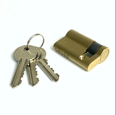 Custom Size Half Cylinder Door Lock 40mm 45mm 50mm 55mm 60mm Half Euro Cylinder