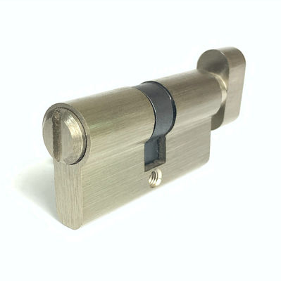 60mm Brass Cylinder Lock Privacy Bathroom Barrel Lock For WC