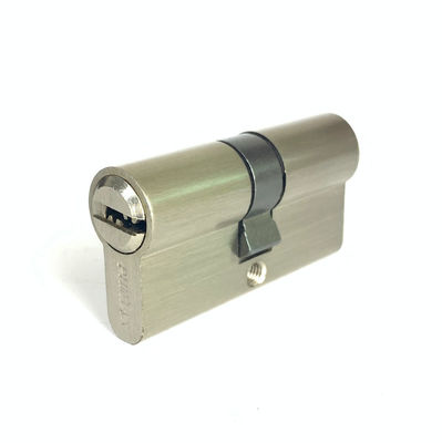 Double Open Security Cylinder Lock Silver Door Lock Cylinder 60mm
