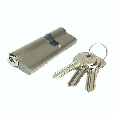 Double Open Brass Cylinder Lock 80mm Profile Cylinder Lock Customized