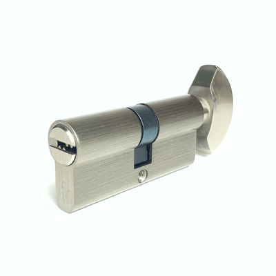 Customized Single Open Cylinder SN CP GP SB AB MAB AC BLACK Euro Cylinder 70mm With Brass Core