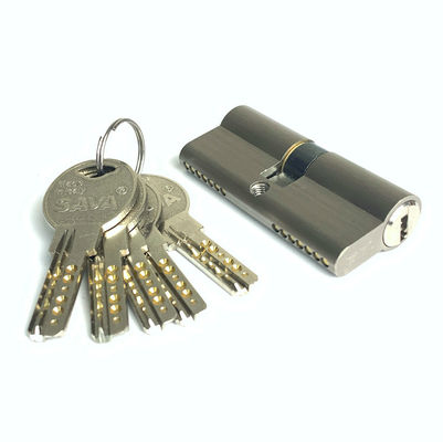 Zinc Alloy Cylinder Lock Silver 70mm Barrel Lock Custom Size