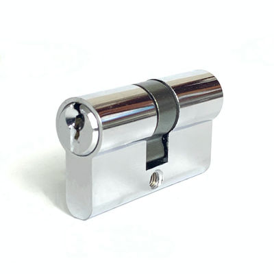54mm Keyway Cylinder Brass Double Cylinder Locks Custom Size