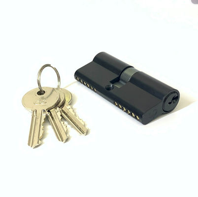 Custom Size Zinc Brass Cylinder Black Cylinder Door Lock Replacement